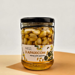 Мед с арахисом ЭКО-МедОК, 320 грамм