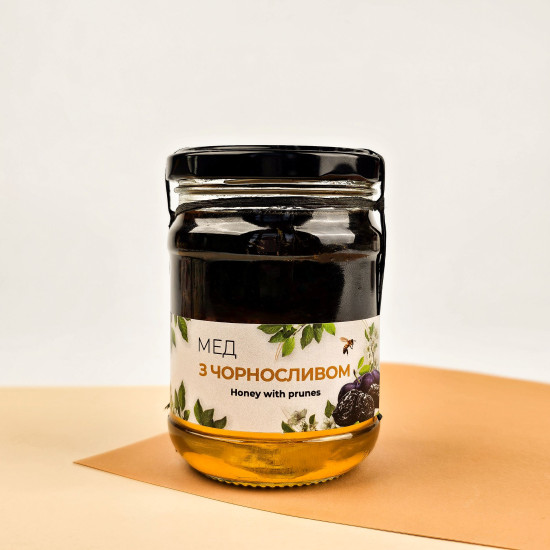 Мед с черносливом ЭКО-МедОК, 320 грамм