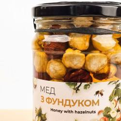 Мед с фундуком ЭКО-МедОК, 320 грамм