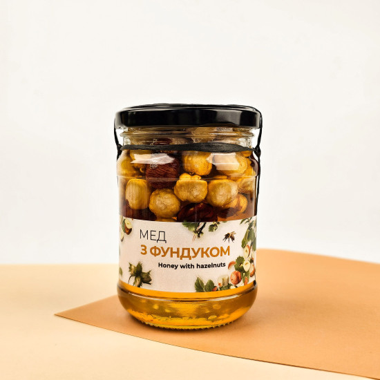 Мед с фундуком ЭКО-МедОК, 320 грамм