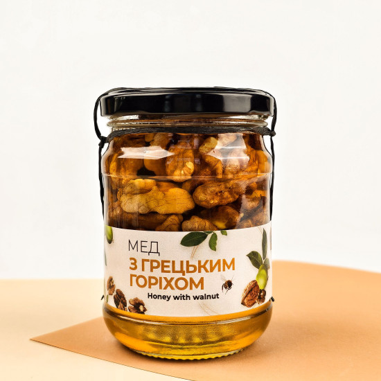 Мед с грецким орехом ЭКО-МедОК, 320 грамм