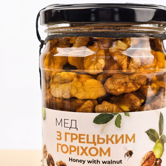 Мед с грецким орехом ЭКО-МедОК, 320 грамм