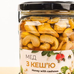 Мед с кешью ЭКО-МедОК, 320 граммов