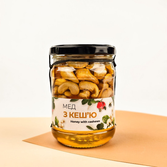 Мед с кешью ЭКО-МедОК, 320 граммов