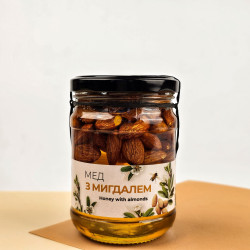 Мед с миндалем ЭКО-МедОК, 320 грамм