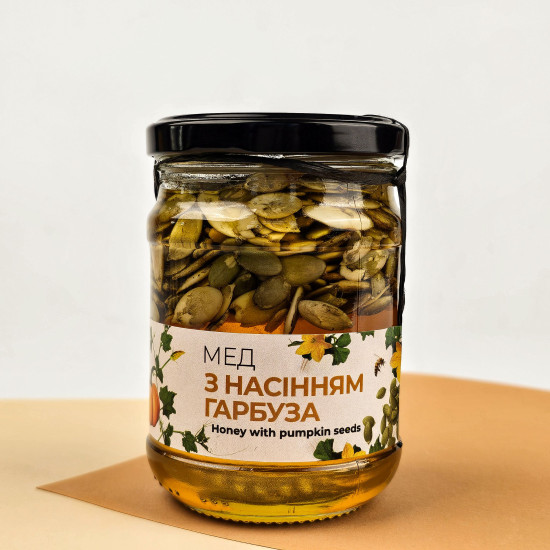 Мед с семечкой тыквы ЭКО-МедОК, 320 грамм