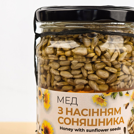 Мед с семечкой подсолнуха ЭКО-МедОК, 320 грамм