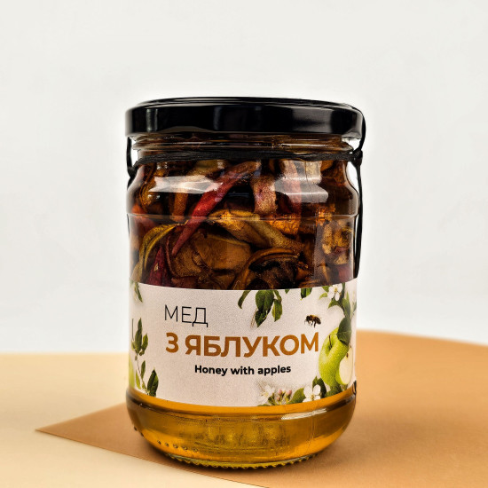 Мед с яблоком ЭКО-МедОК, 320 грамм