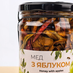 Мед с яблоком ЭКО-МедОК, 320 грамм