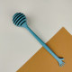 Ложка для меда пластиковая, 17 см (Цвет - зеленый)
