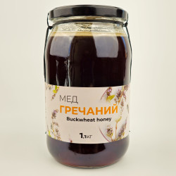 Мед гречишный ЭКО-МедОК, 1,1 кг