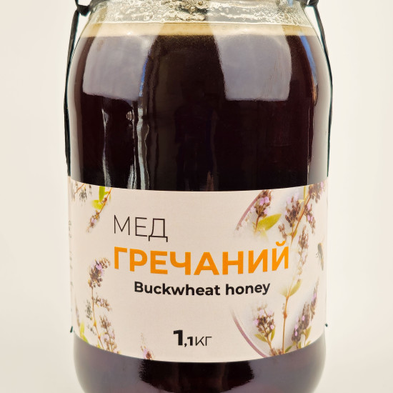 Мед гречаний ЕКО-МедОК, 1,1 кг