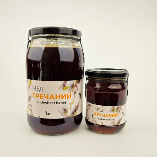 Мед гречаний ЕКО-МедОК, 1,1 кг