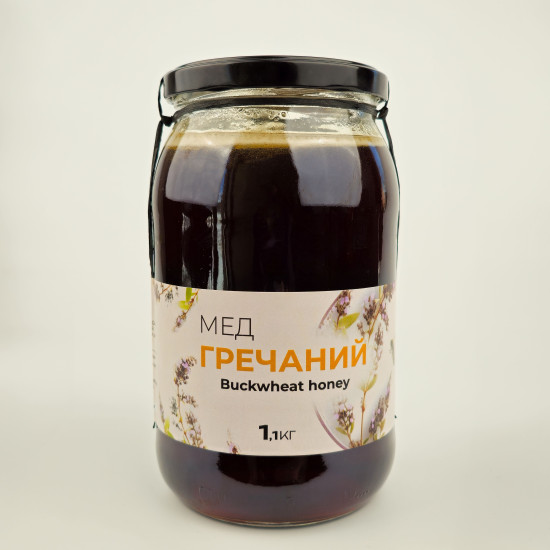 Мед гречаний ЕКО-МедОК, 1,1 кг
