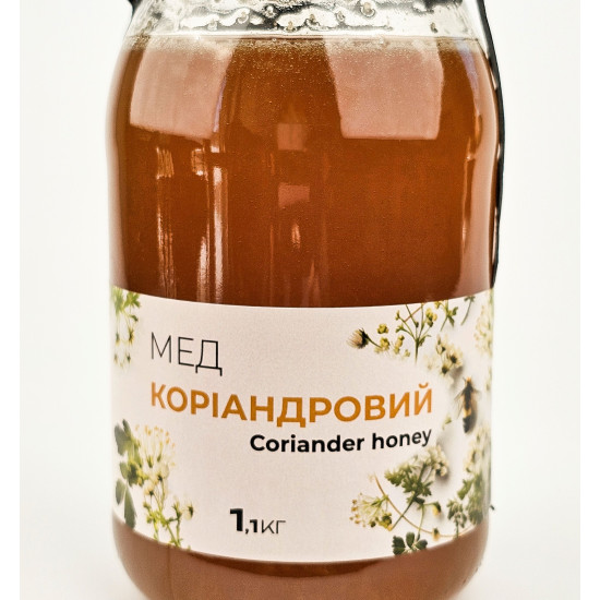 Мед кориандровый ЭКО-МедОК, 1,1 кг