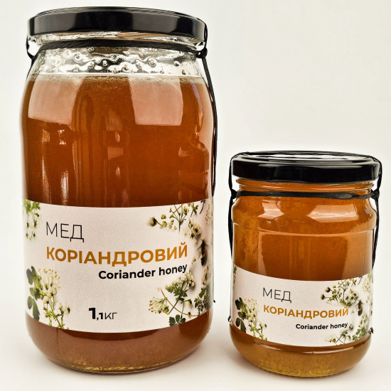 Мед кориандровый ЭКО-МедОК, 1,1 кг