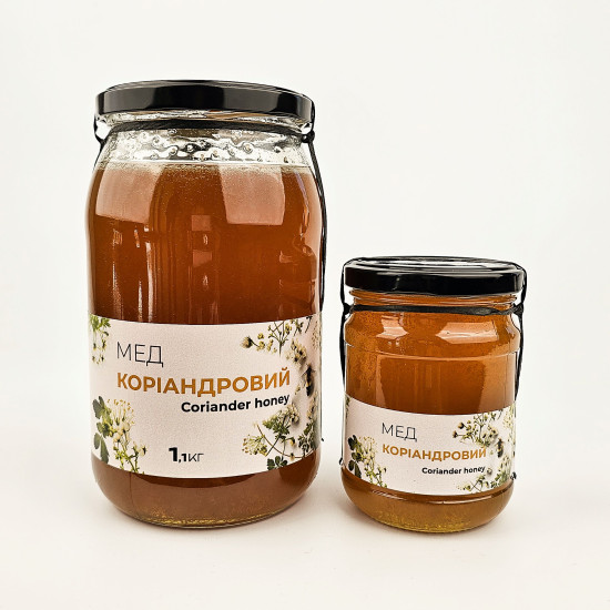 Мед кориандровый ЭКО-МедОК, 1,1 кг