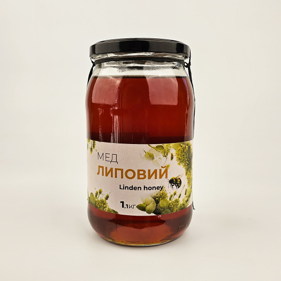 Мед липовый ЭКО-МедОК, 1,1 кг
