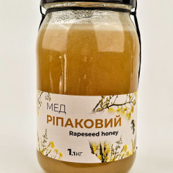 Мед рапсовый ЭКО-МедОК, 1,1 кг