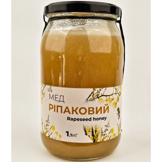 Мед рапсовый ЭКО-МедОК, 1,1 кг