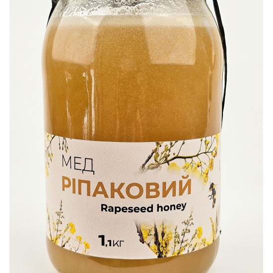 Мед рапсовый ЭКО-МедОК, 1,1 кг