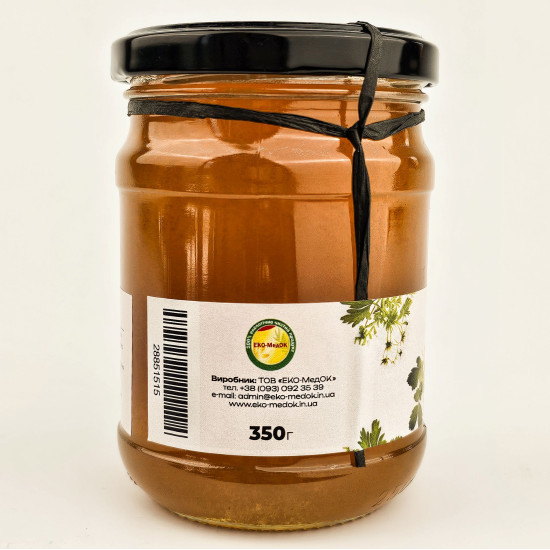 Мед кориандровый ЭКО-МедОК, 350 грамм