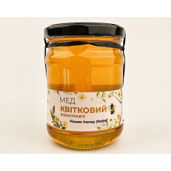 Мед цветочный (разнотравье) ЭКО-МедОК, 350 грамм