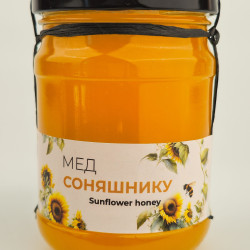 Мед подсолнечника ЭКО-МедОК, 350 грамм