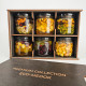 Premium gift set of MIXUP honey in a wooden box (6 desserts)