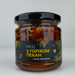 Премиум десерт Мед с орехом пекан, ЭКО-МЕДОК