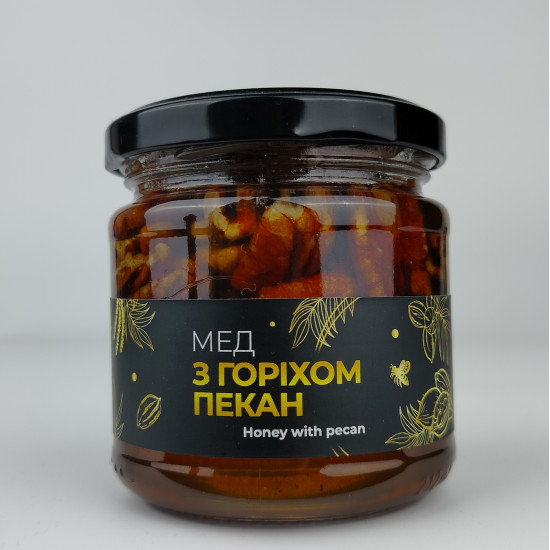 Премиум десерт Мед с орехом пекан, ЭКО-МЕДОК